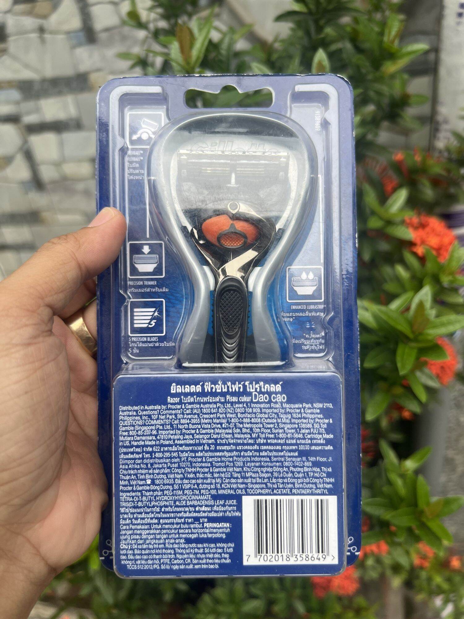 Dao cạo râu gillette fusions 5.