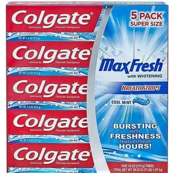 Kem đánh răng Colgate Max Fresh 215g nhập Mỹ