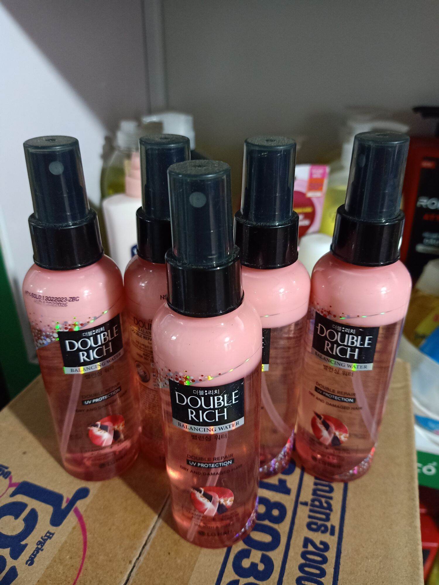 Nước Xịt Phục Hồi Tóc Khô Sơ Hư Tổn Double Rich 120ml