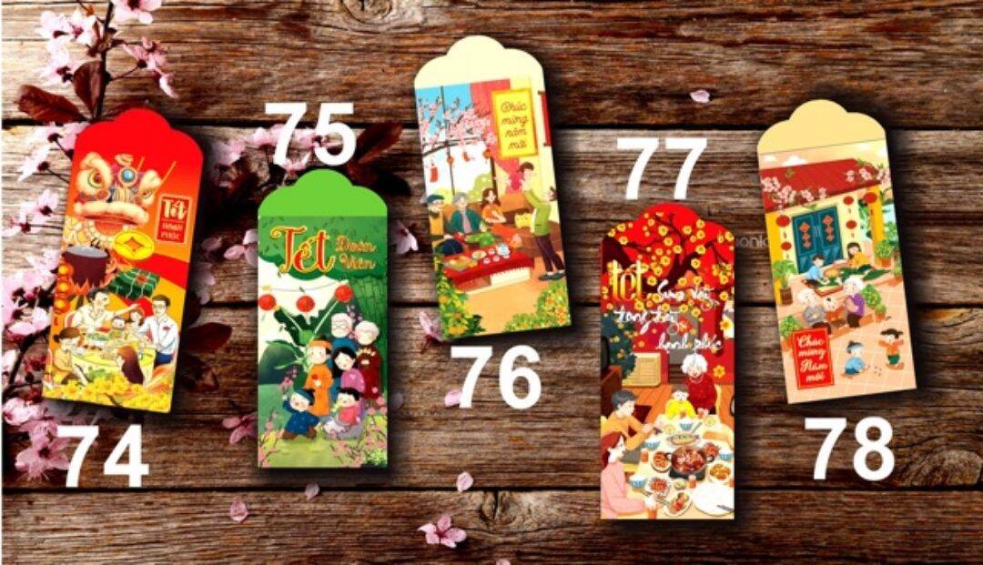 Combo 10 bao lì xì Tết 2023