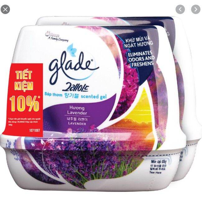 Combo 2 hộp sáp thơm Glade nhiều mùi 180g