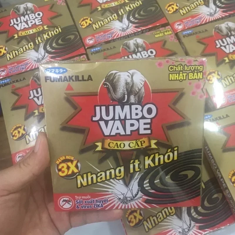 Combo 5 hộp nhang muỗi cao cấp ít khói Jumbo