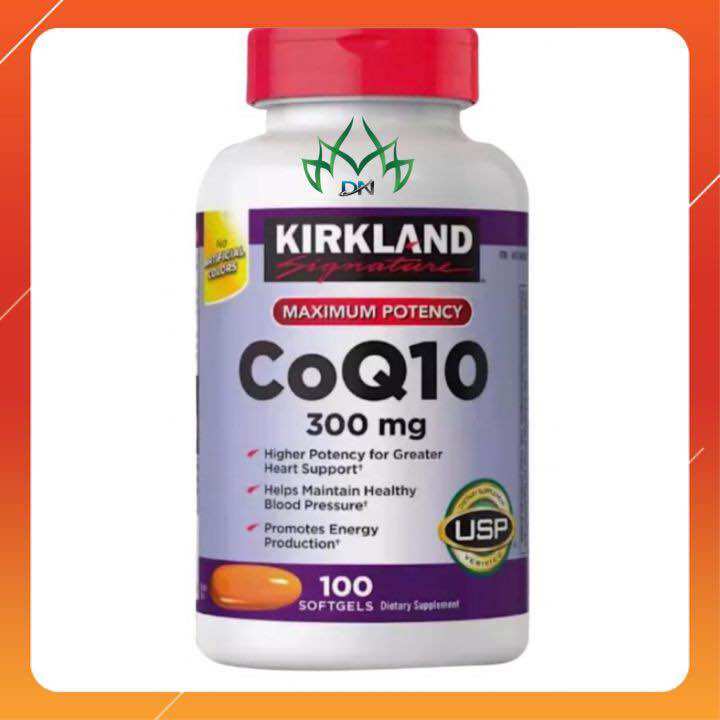 Viên uống hỗ trợ tim mạch kirkland coq10 - usa, hộp 100 viên nang