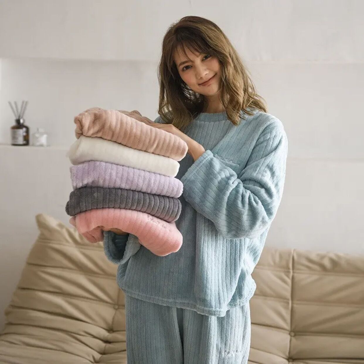 Bộ nỉ bông lông cừu