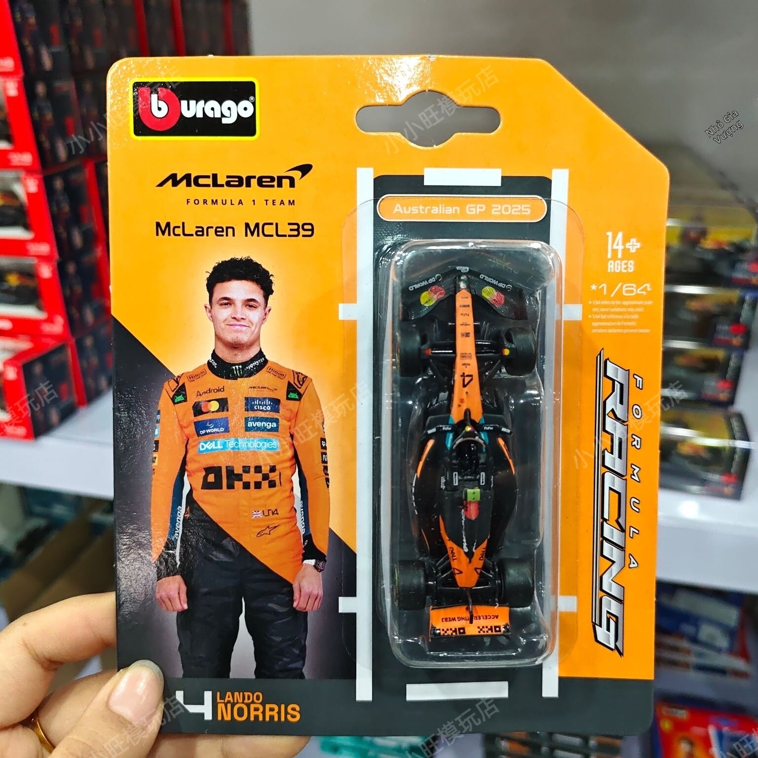 Bburago | Mô Hình Hợp Kim Công Thức 1 Tỷ Lệ 1:64