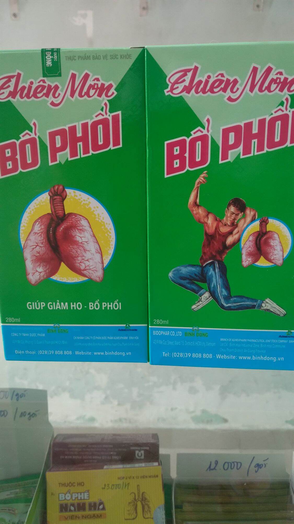 Thiên môn bổ phổi chai 280ml
