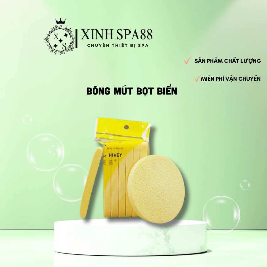 Bông mút rửa mặt chivey - spa88