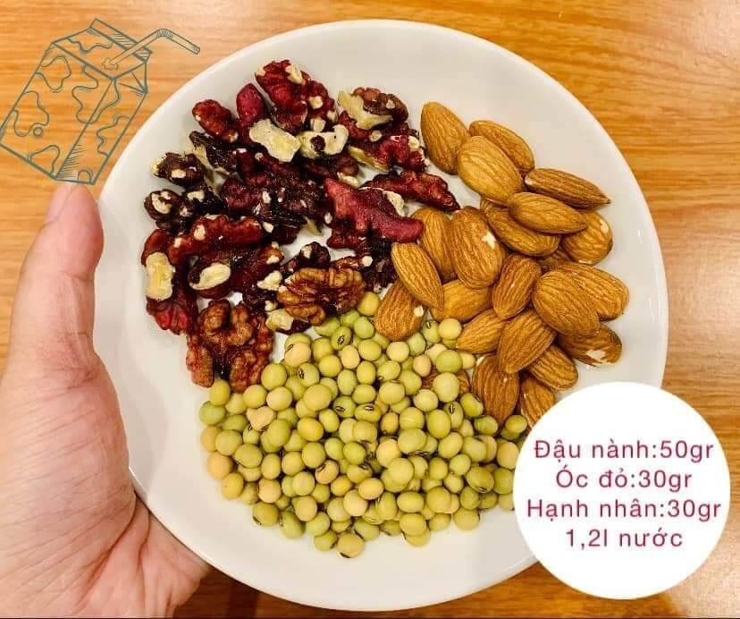 500gr nhân óc chó đỏ mỹ bóc tay