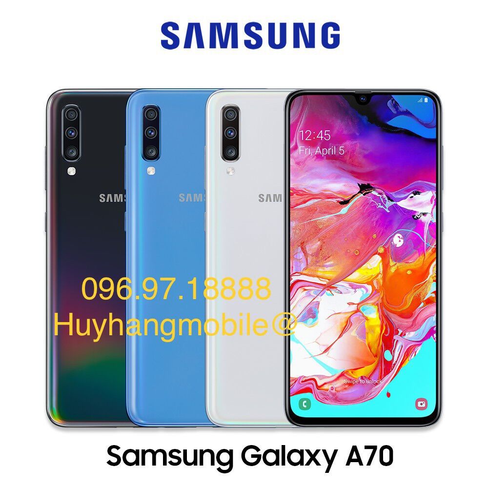 Điện thoại smartphone gal.axy a70 , like new đẹp 90-96%.