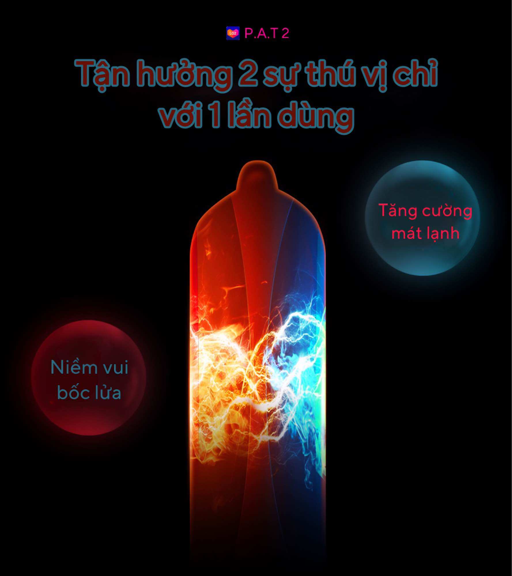 Bao cao su băng lửa hộp 10c