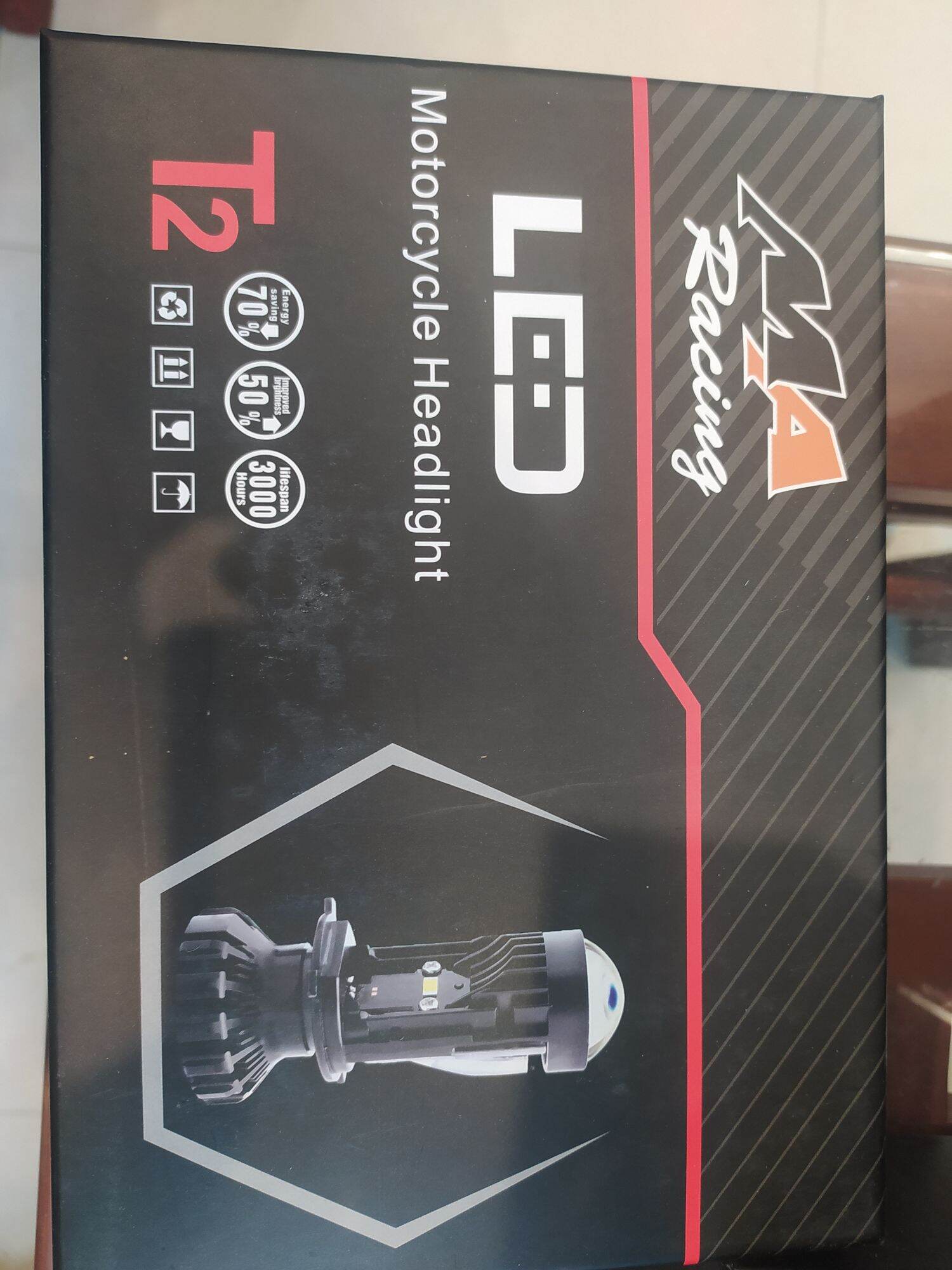 Bi led mini T2 chân h4 bản mới nhất có chống bụi