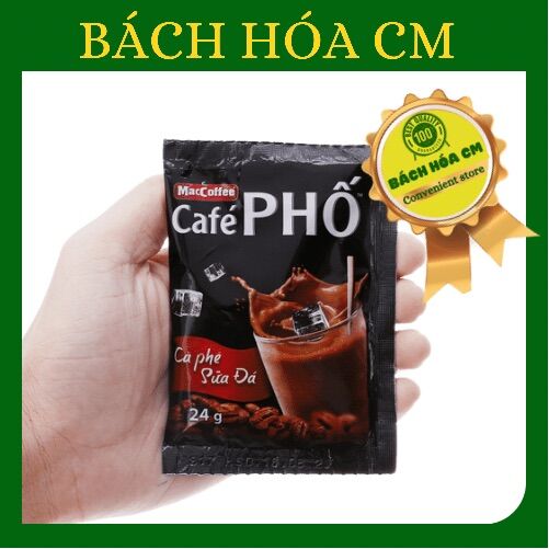 Cà phê sữa đá MacCoffee Café Phố 240g (10 gói x 24g)