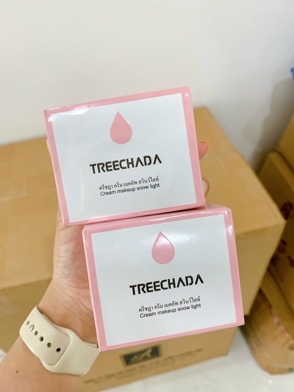 [HCM]Kem dưỡng makeup che khuyết điểm TREECHADA Thái Lan