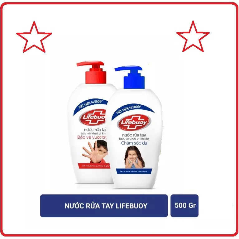 Nước rửa tay lifebuoy diệt khuẩn 450ml