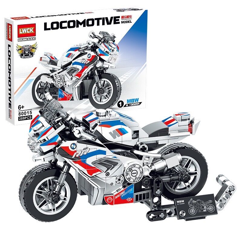 Bộ lắp ráp xếp hình Leg0 xe moto Cbr 1000cc mô hình motor