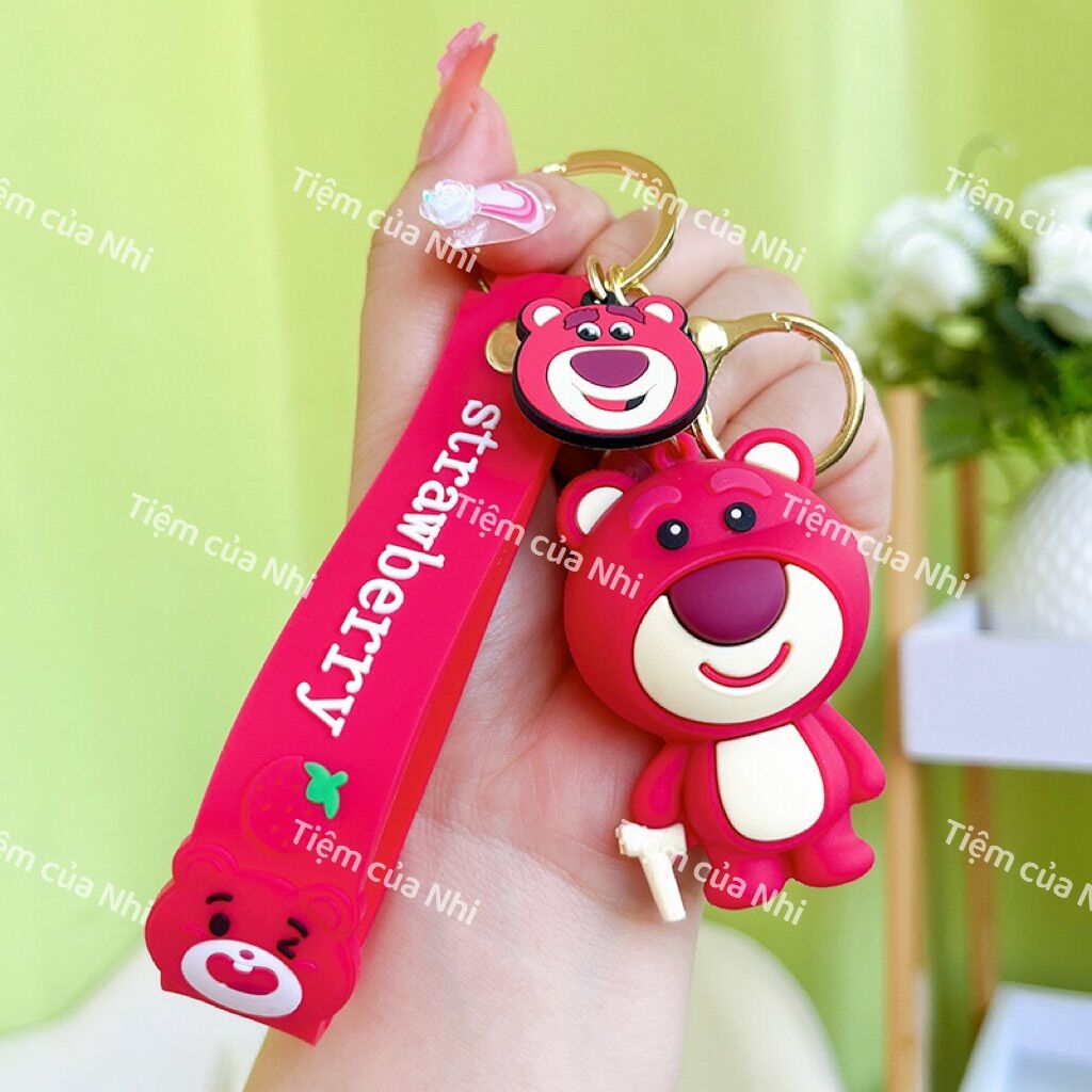 MÓC KHOÁ GẤU DÂU LOTSO
