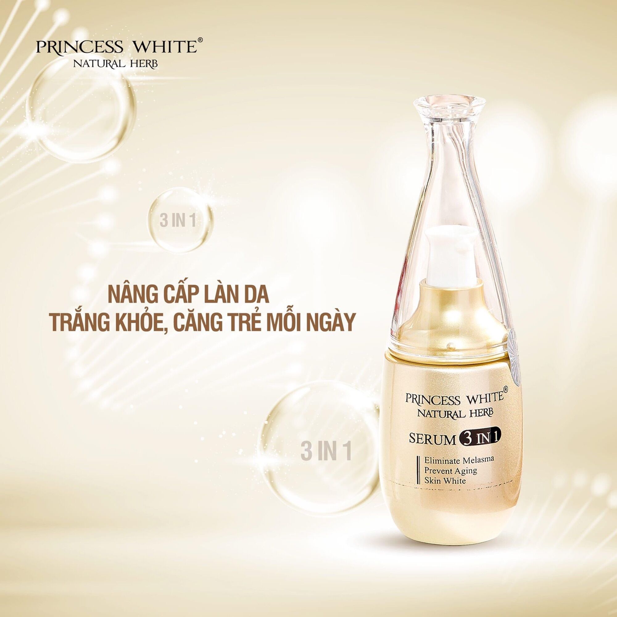 SERUM FACE 3IN 1 PRINCESS WHITE