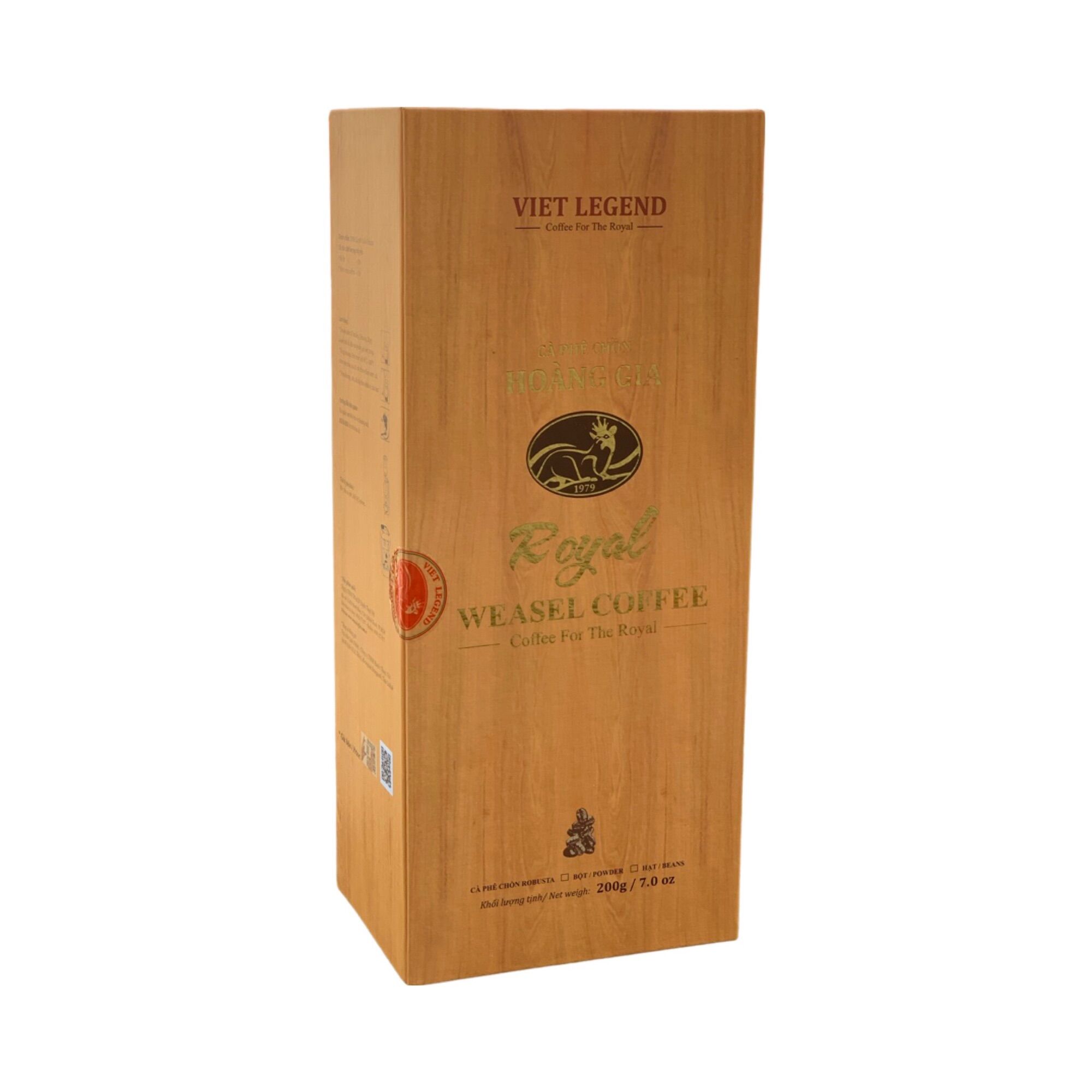HỘP CÀ PHÊ CHỒN HOÀNG GIA 200GR
