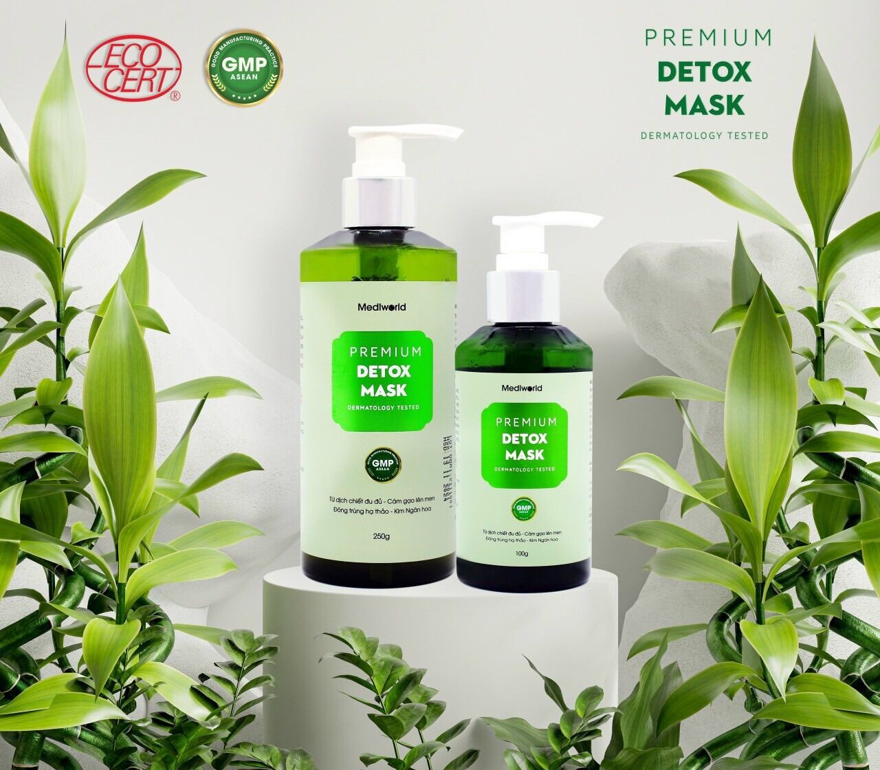 Mẫu mới" Mặt Nạ Thải Độc Premium Detox Mask 250g