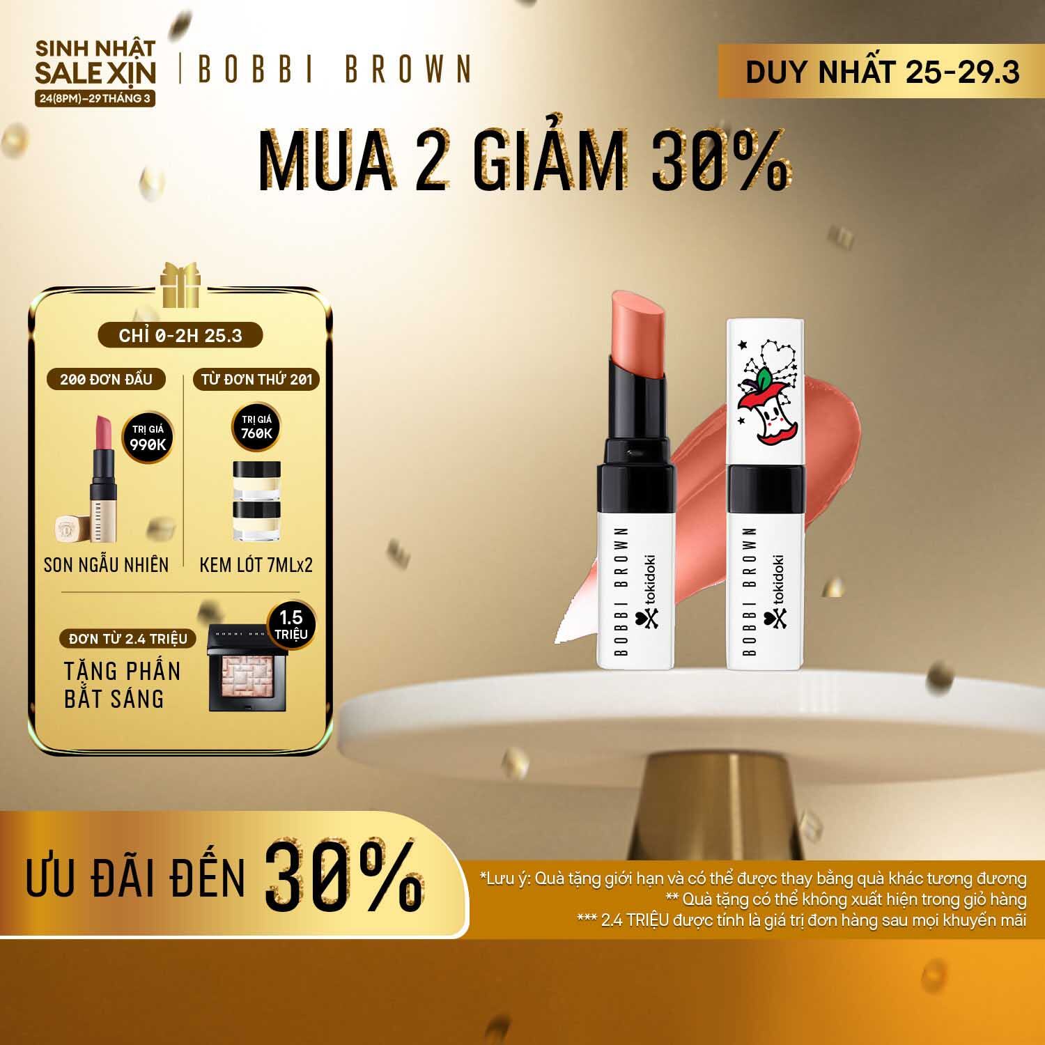 Son dưỡng có màu phiên bản giới hạn Bobbi Brown x TokiDoki Extra Lip Tint