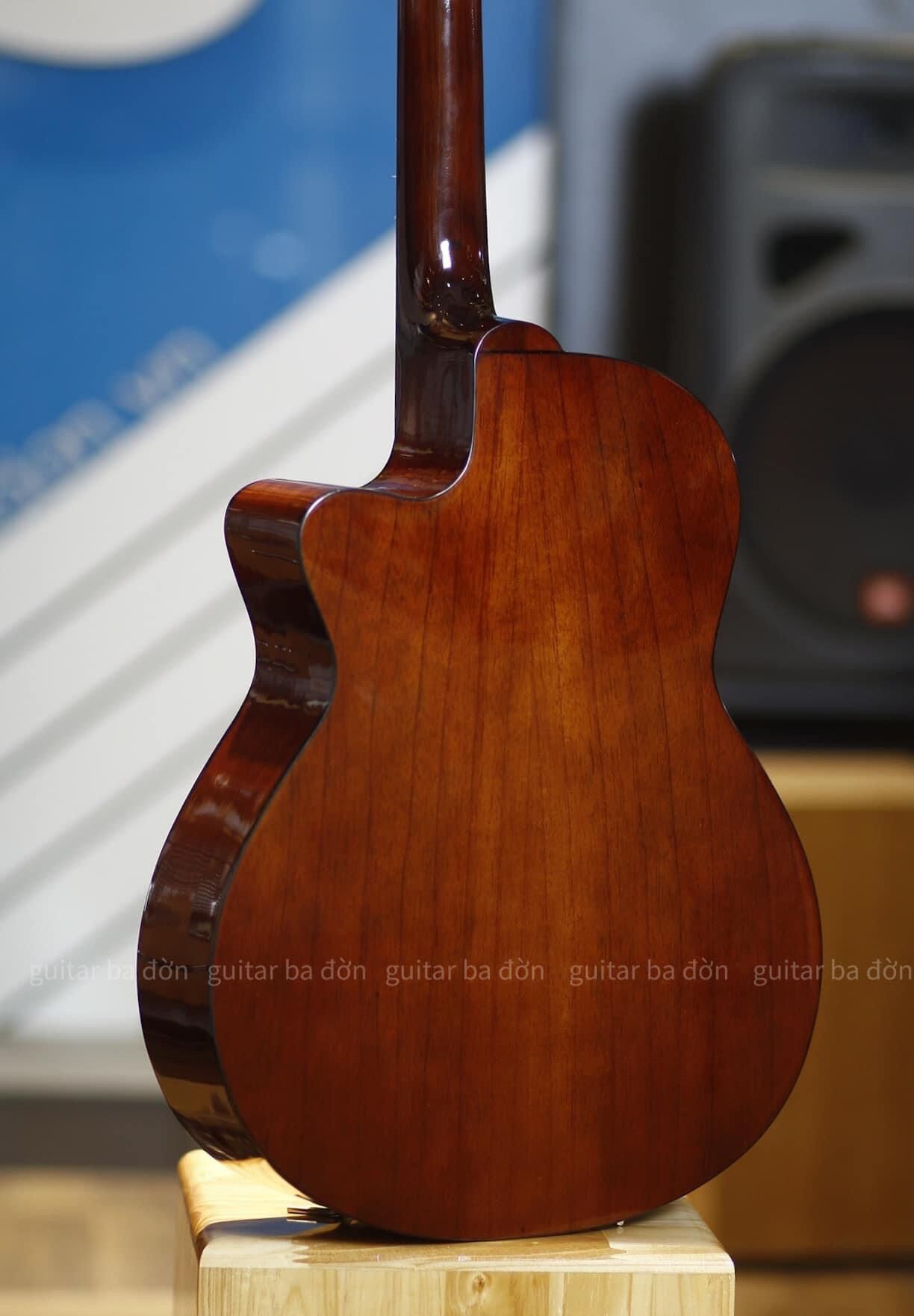 [GUITAR GIÁ TỐT] Đàn Guitar Acoustic Ba Đờn J-120 ( màu gỗ tự nhiên ) + Bao đàn cao cấp 3 lớp