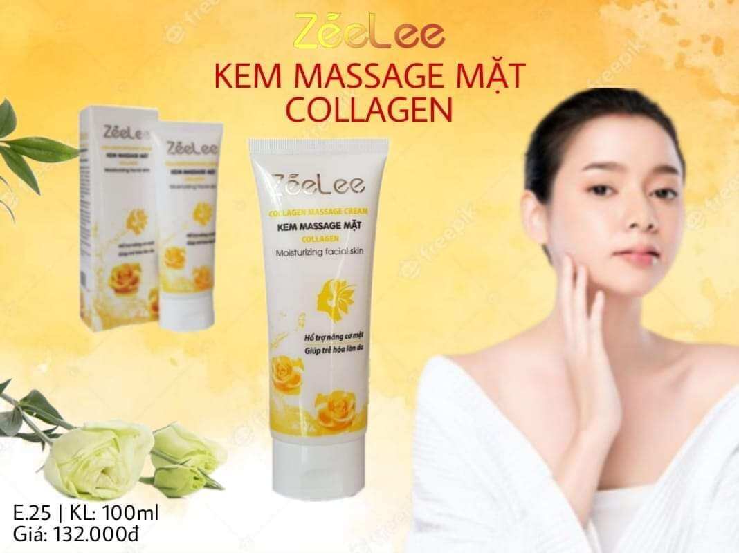 KEM MASSAGE COLLAGEN NÂNG CƠ TRẺ HÓA DA