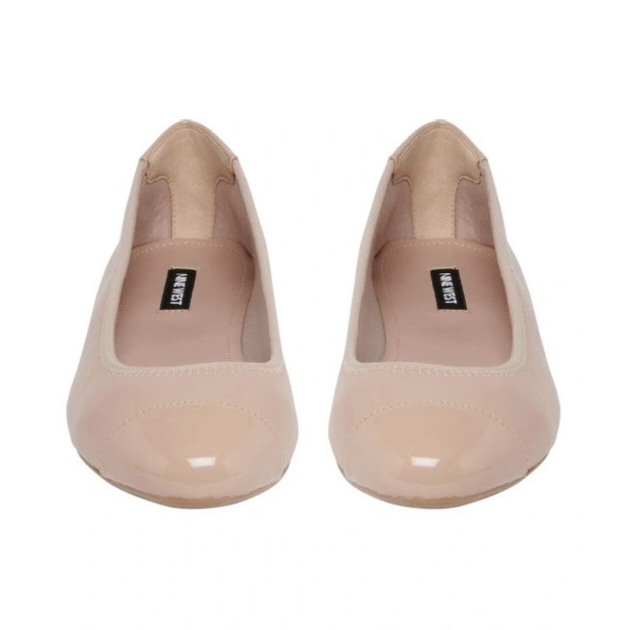 Giày bệt NIne west chuẩn xuất, da mềm, màu nude