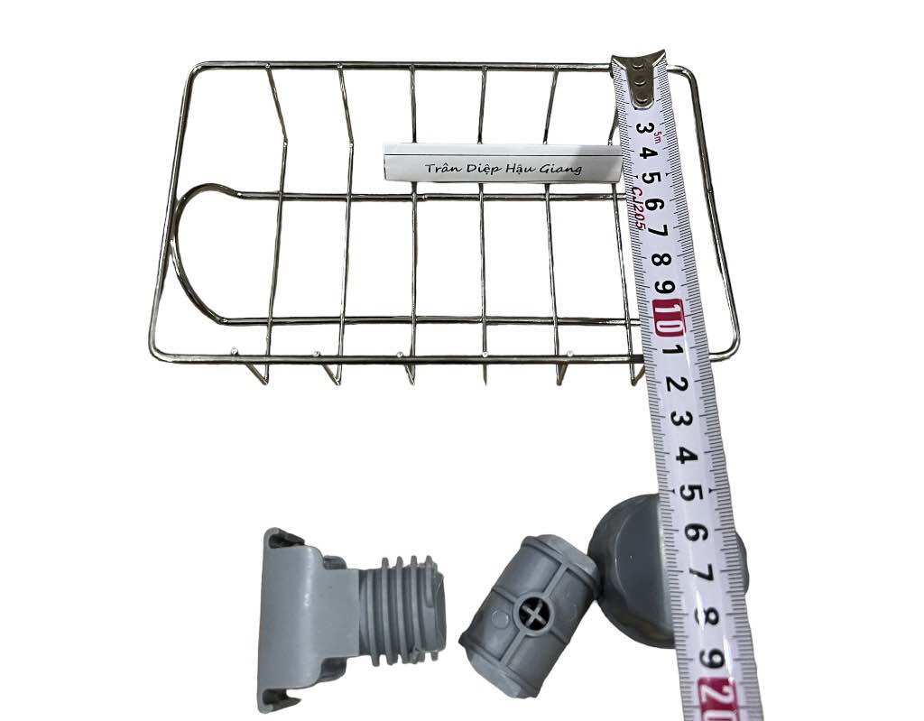Kệ Rổ Đa Năng inox Gắn Vòi Nước