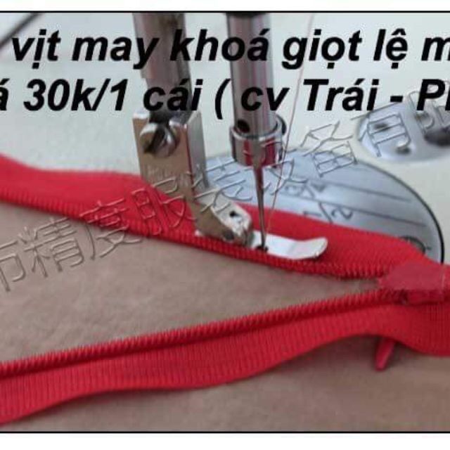Bộ 2 Chân vịt 1 giò trái và phải may khóa máy may công nghiệp giảm giá còn 40k 2 cái