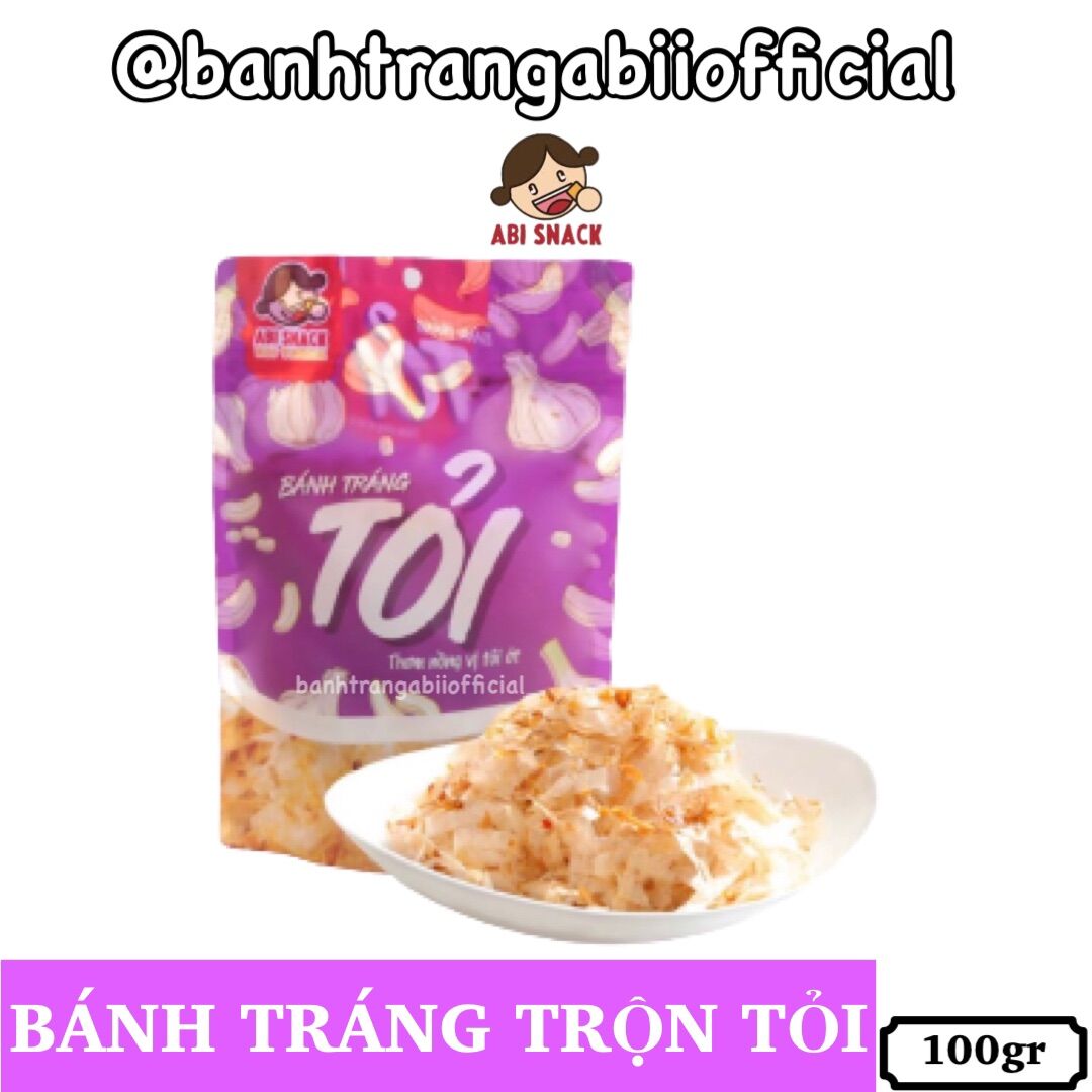 Bánh tráng tỏi Abi