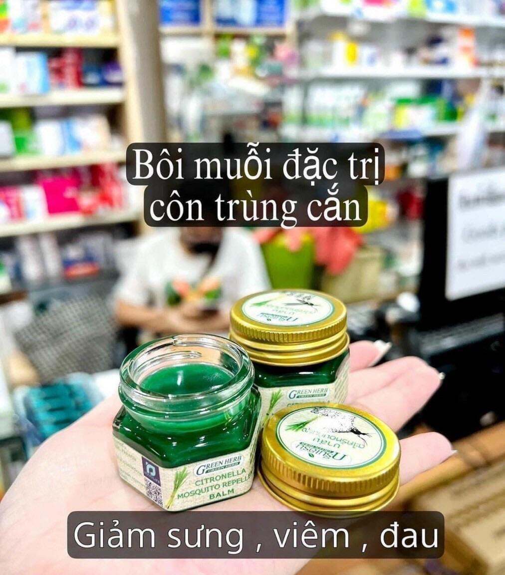 Cao sả thoa chống muỗi đốt cho bé Thái Lan