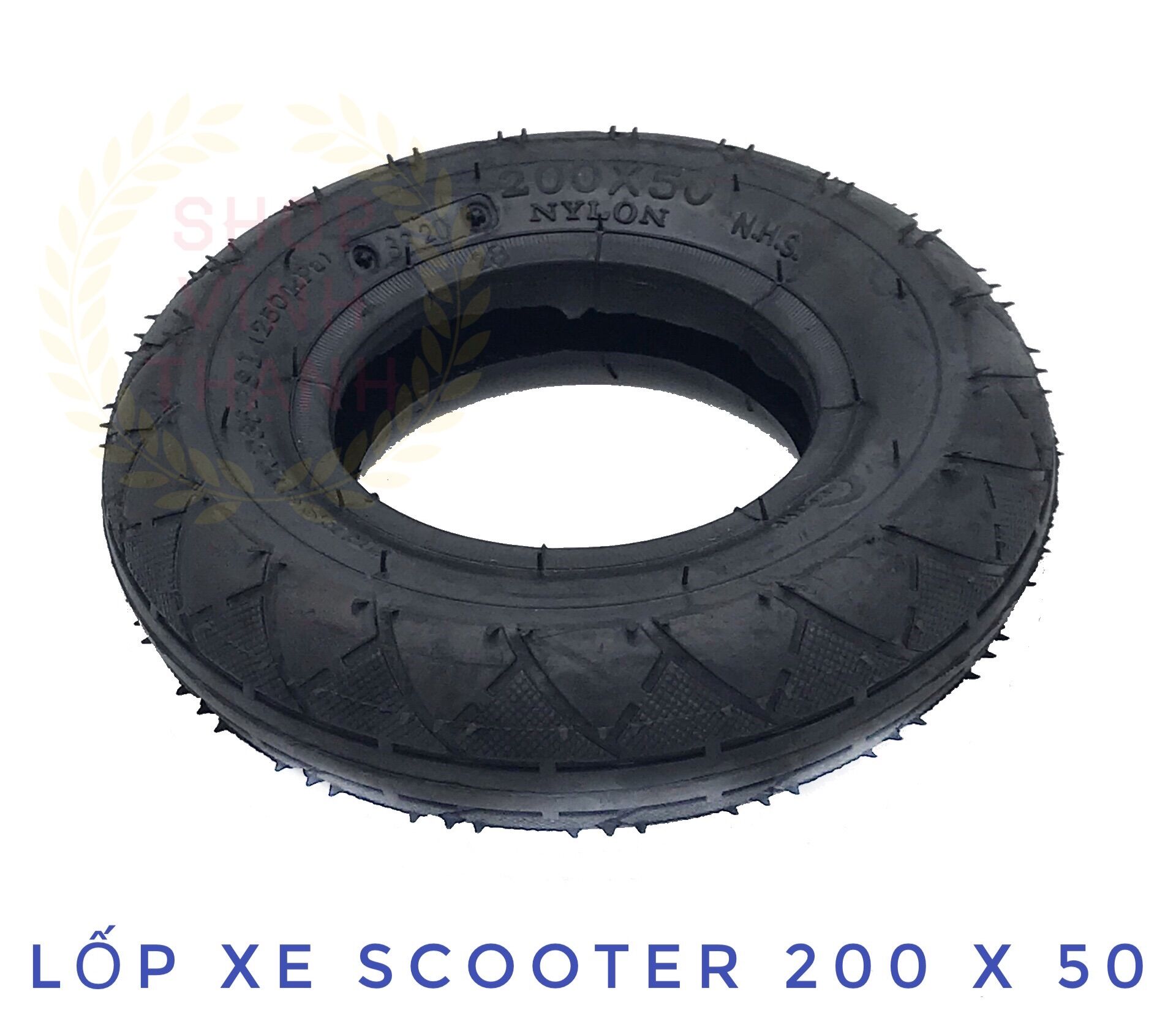 Lốp vỏ xe Scooter điện 200X50, chuyên dành cho các loại xe Scooter điện, xe mẹ bồng con, Sản xuất tại Đài Loan