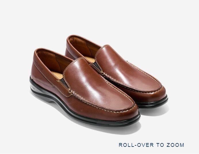 Giầy nam Cole Haan 7US Santa Barbara Twin Gore Loafer