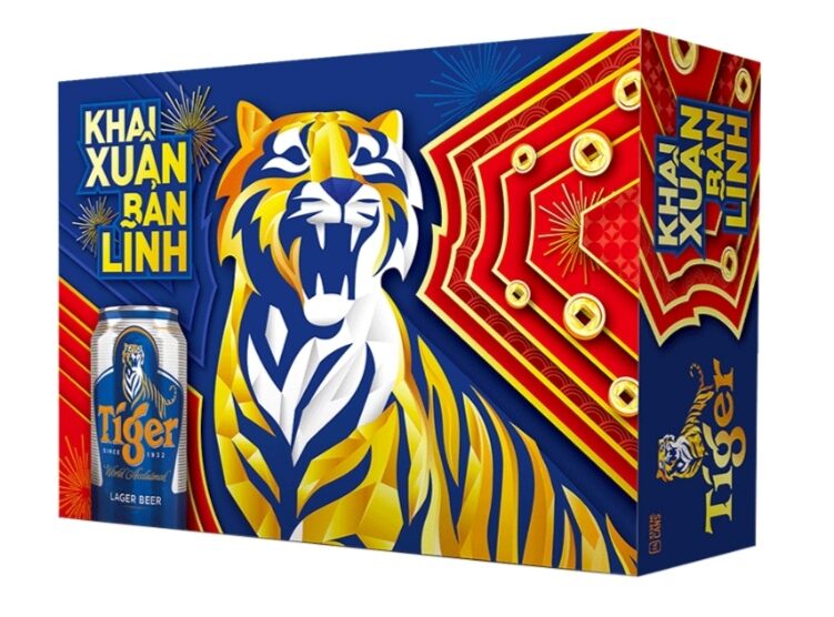 Bia Tiger Xuân 24×330ml
