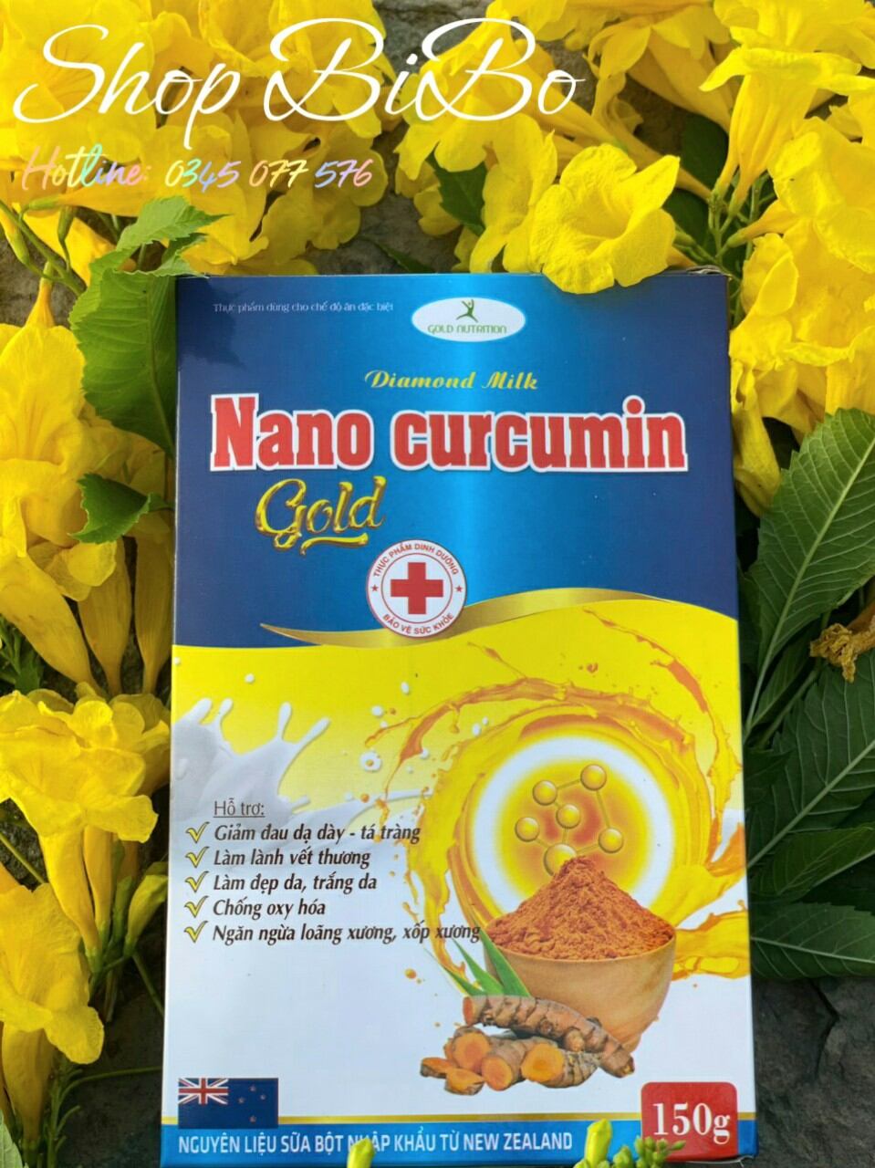 Sữa nghệ nano curcumin gold 150gr