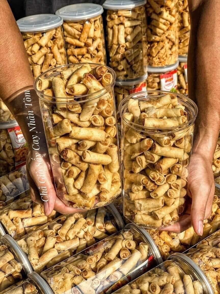Snack chả giò tôm sấy mini-300gr