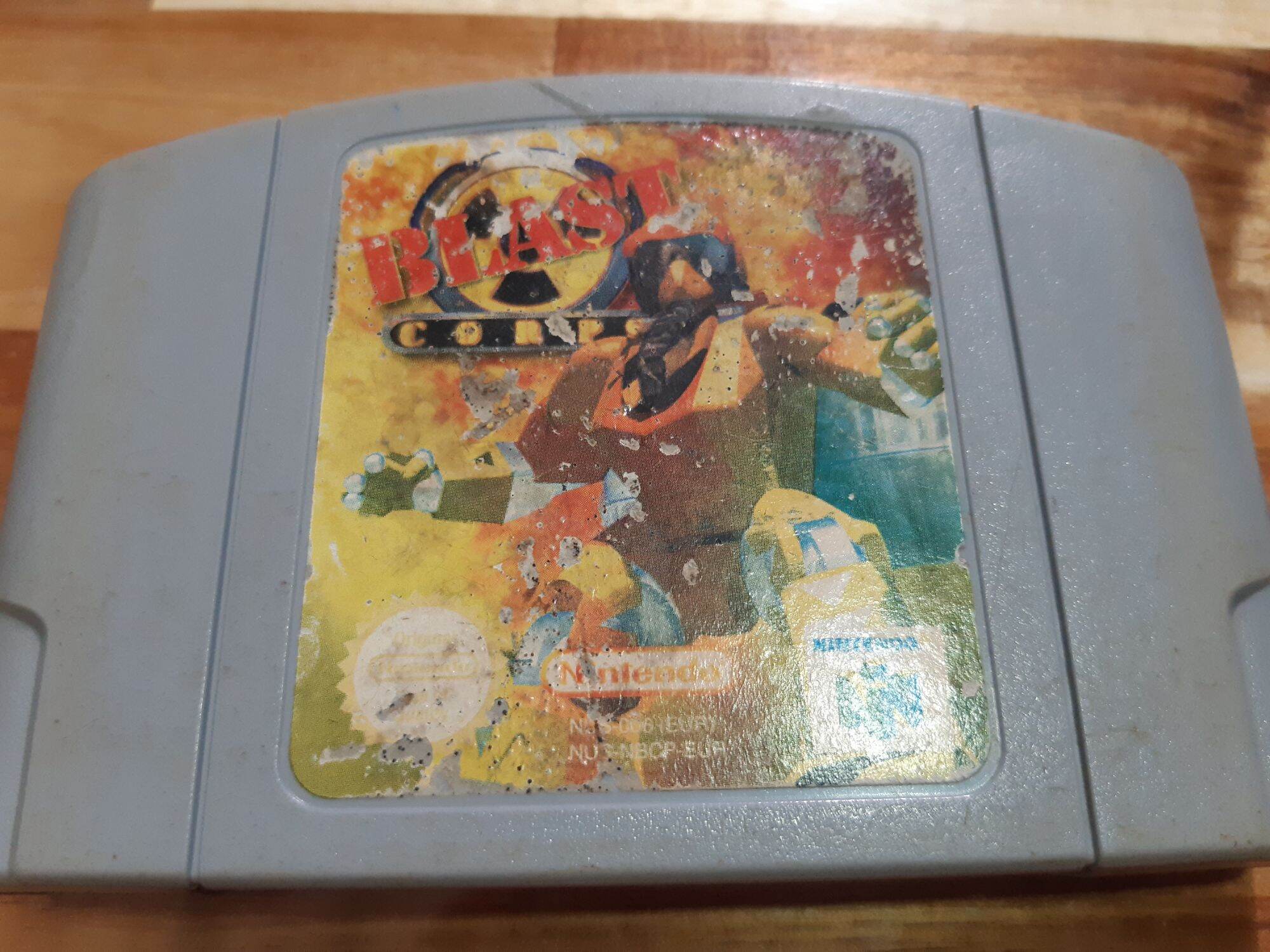 Băng game N64 Blast corps hệ eur