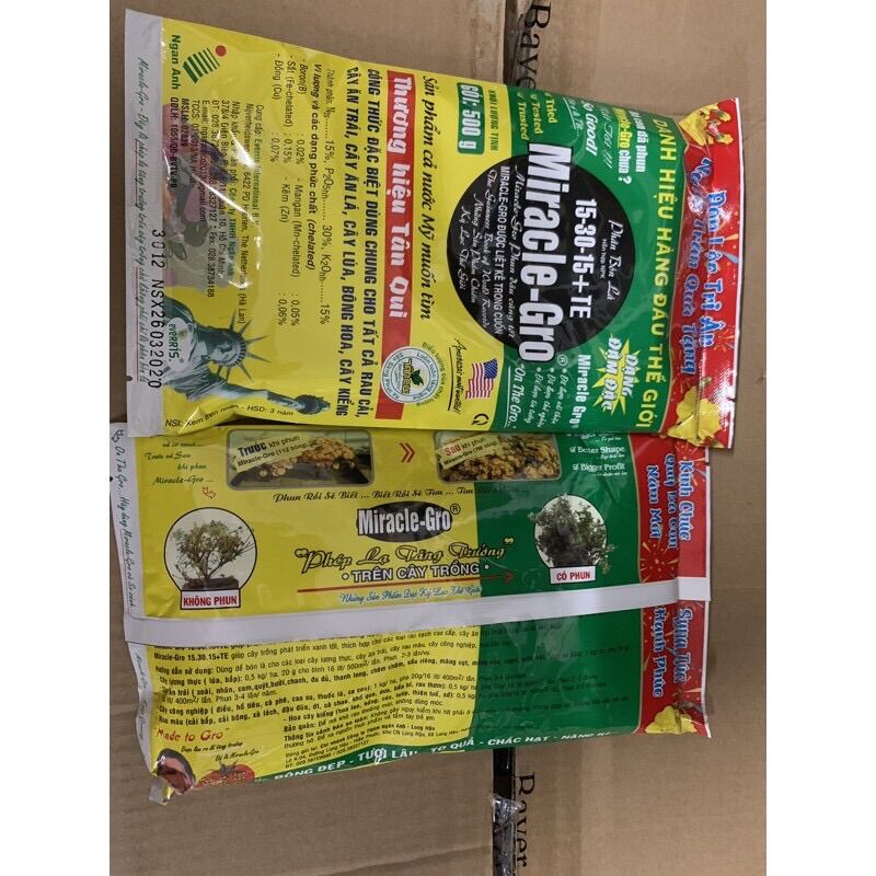 Phân bón lá 15-30-15 Miracle -Gro hieu tân quy 500gr