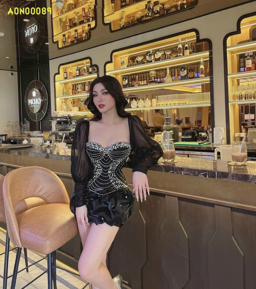 ĐẦM BODY BÈO KẾT PALE ĐÍNH ĐÁ