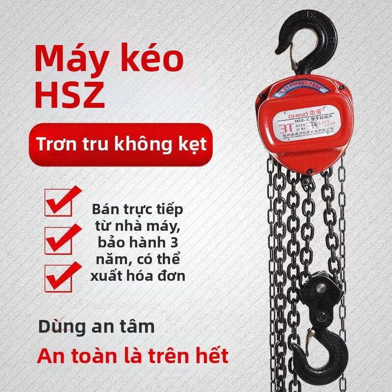 Manual Pull Chain Hoist 51 Tons Giá 3,899,000 Đồng*Miễn phí vận chuyển