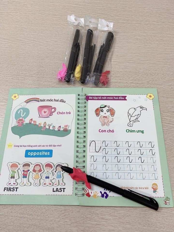 TẬP VIẾT TỰ XOÁ CHO BÉ