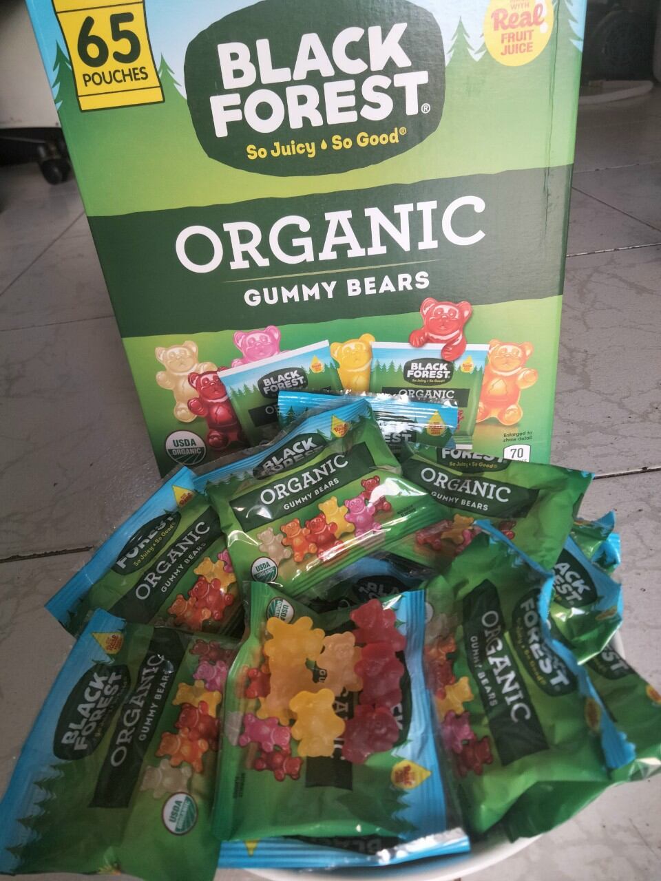 Kẹo gấu dẻo Black Forest của Mỹ