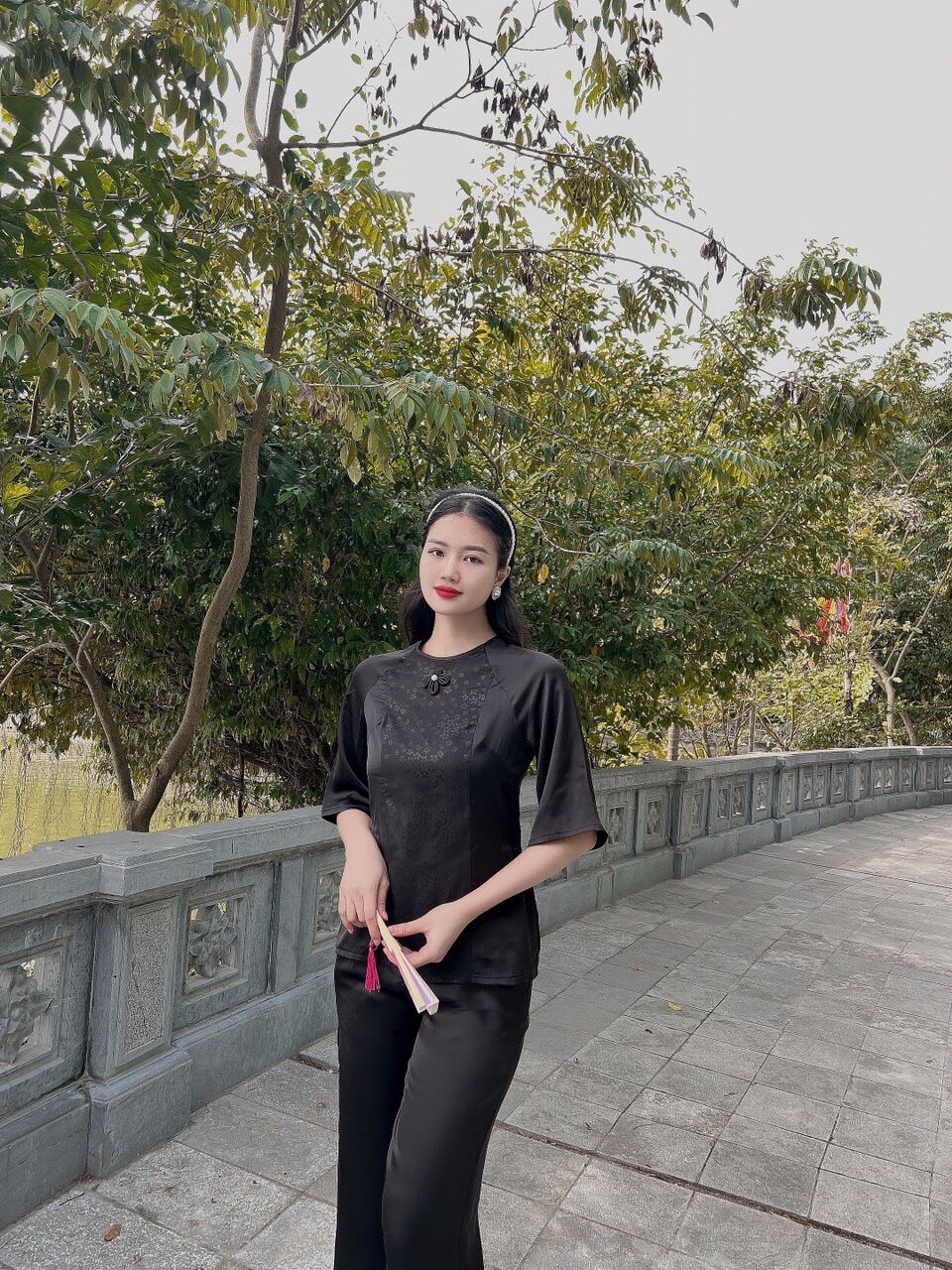 BỘ GẤM - SET PHẬT TỬ ĐI LỄ CHÙA - ĐỒ LAM ĐI CHÙA - ĐỒ BỘ MẶC NHÀ - ĐỒ LỤA