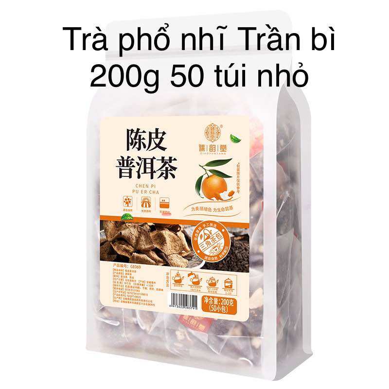 Trà phổ nhĩ Trần bì 200g