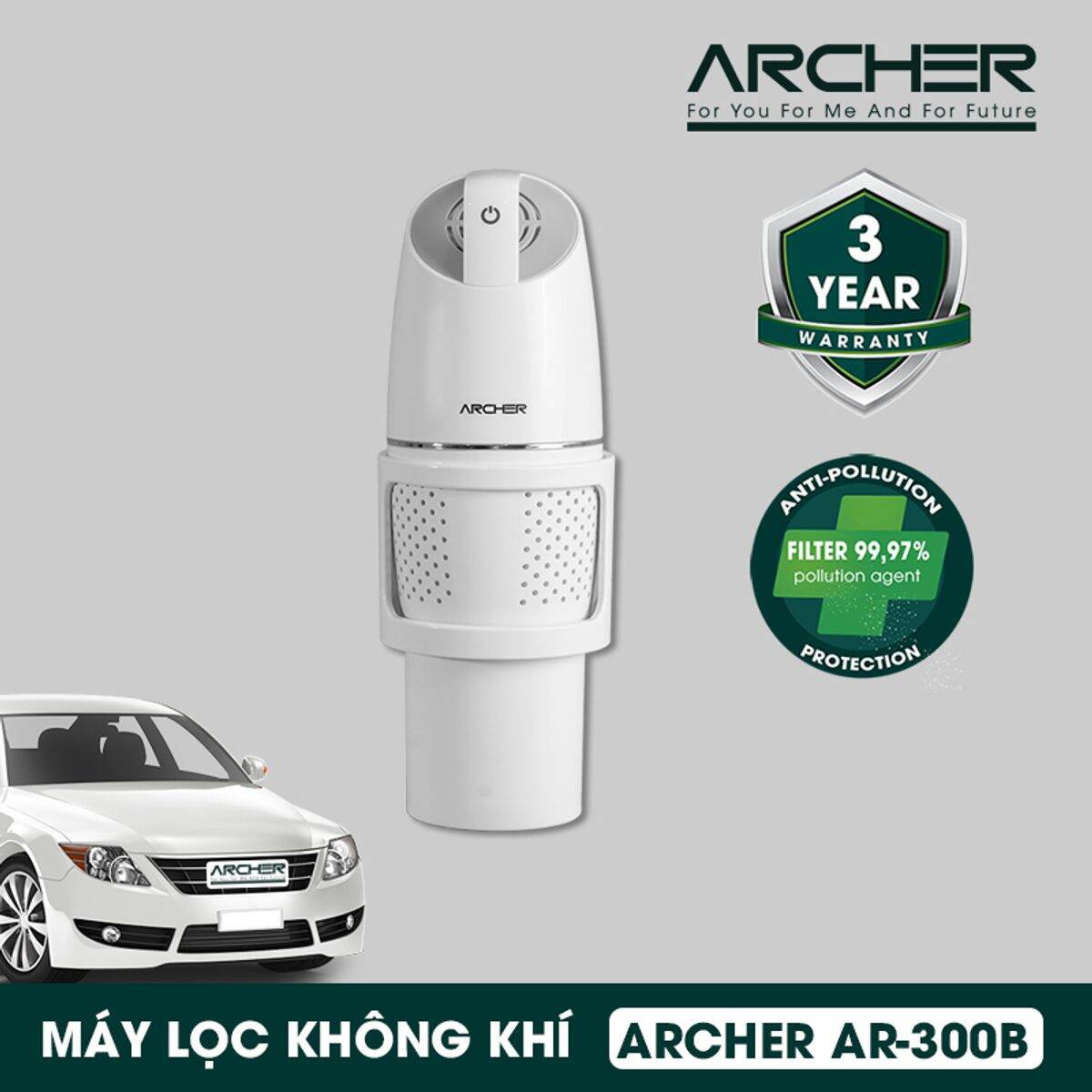 MÁY LỌC KHÔNG KHÍ Ô TÔ AR-300B - ARCHER