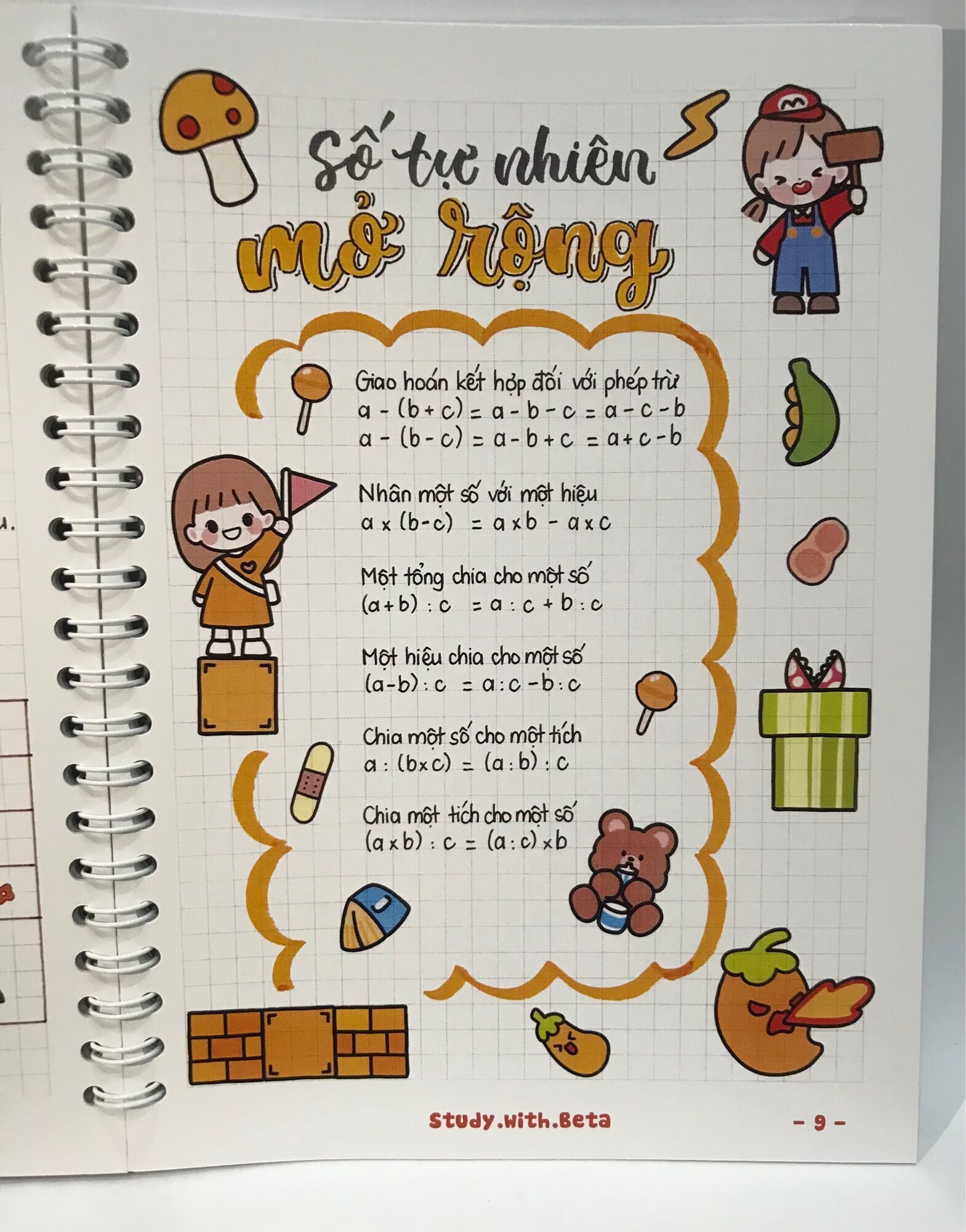 Sổ tay Takenote Toán 4 khổ A5