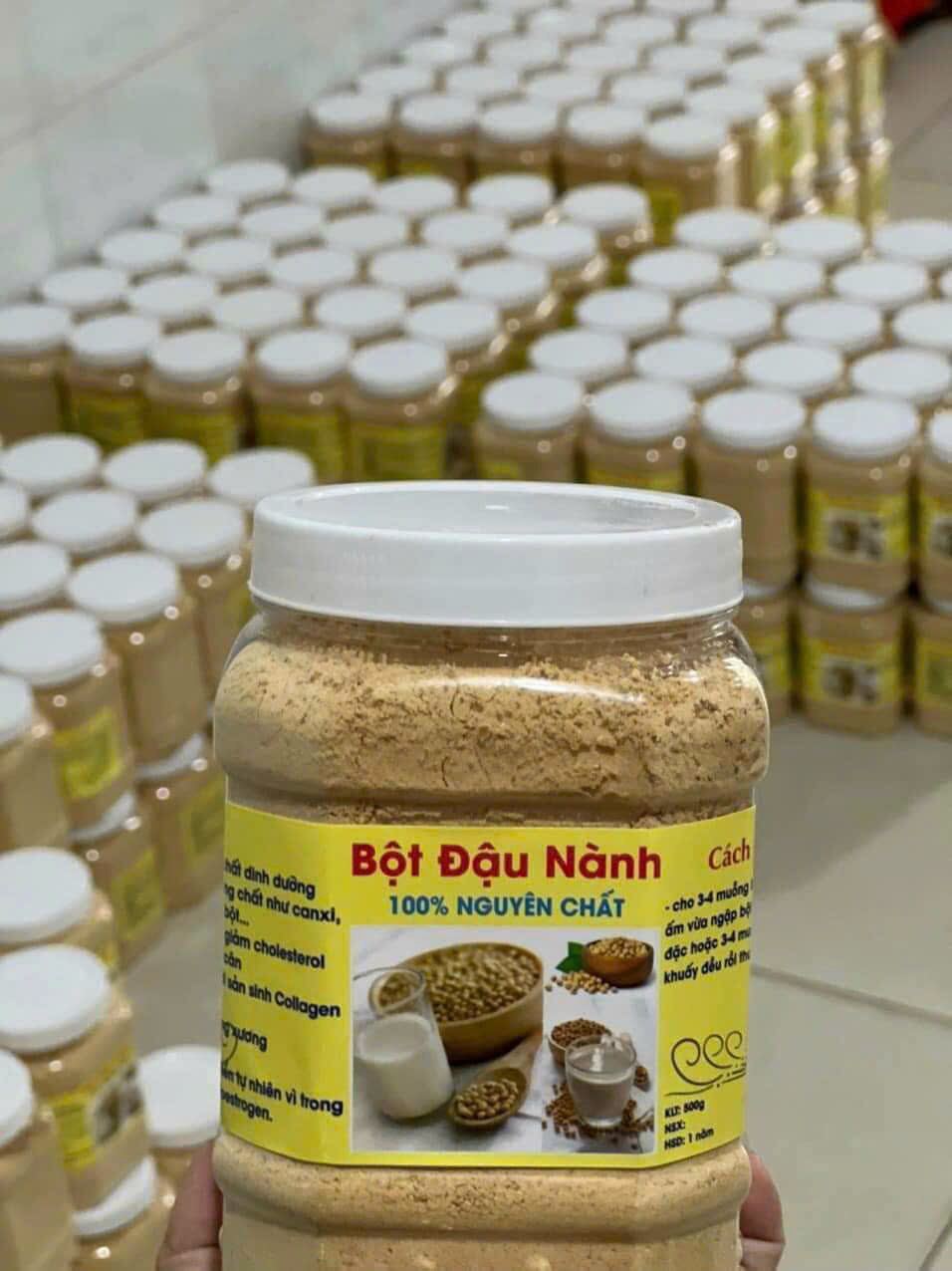 Combo 5 Hộp - Bột đậu nành rang xay nguyên chất ( 1 Hộp 500g )