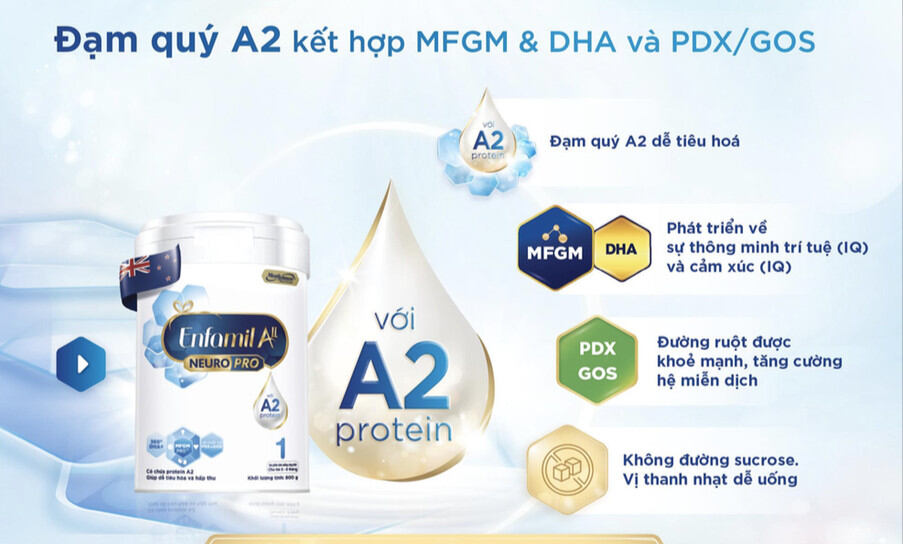 Sữa Enfamil A2 số 1 350g (0 - 6 tháng) date 2026