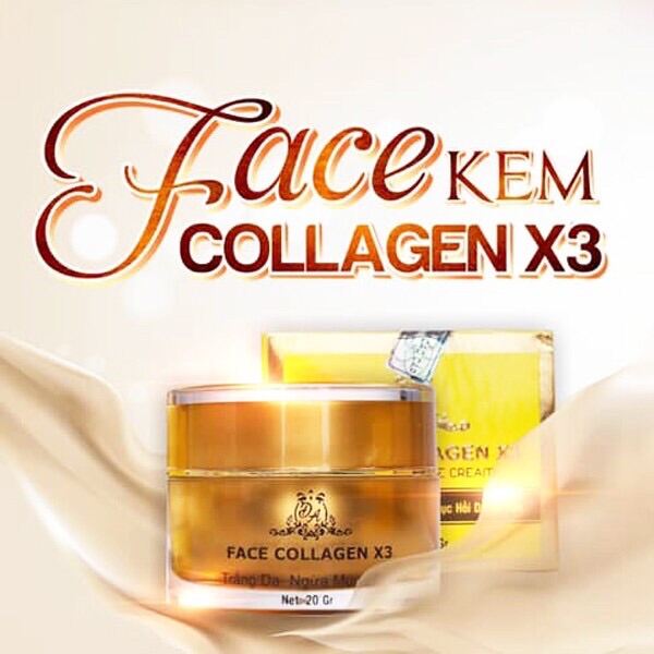 [Hcm][Chính Hãng] Kem Face Collagen X3 Chính Hãng Mỹ Phẩm Đông Anh