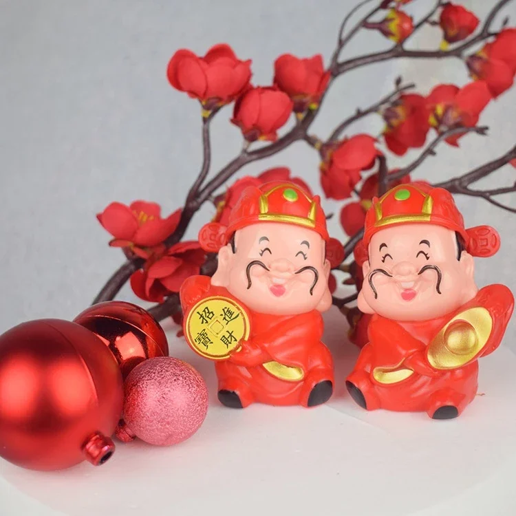 Ông thần Tài mini, ông thần tài trang trí, tháp thần tài, mèo thần tài